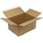 Automatikkarton 1-wellig Automatikboden Maße 310x230x81-160mm SK Q.1.3B braun A4 - VPE: 20