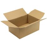 Automatikkarton 1-wellig Maße 305x215x40-140mm Qualität 1.20 B braun Fefco 0711 - VPE: 20