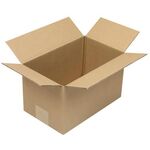 Faltkarton 1-wellig Höhenrillung Maße250x150x150mm Qualität1.20 B braun TRANSPAK - VPE: 50