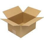 Faltkarton 1-wellig Höhenrillung Maße 250x200x140mm B5 Qualität 1.20 B braun - VPE: 50