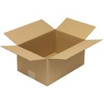 Faltkarton 1-wellig Höhenrillung Maße 325x230x160mm A4 Qualität 1.20 B braun - VPE: 50