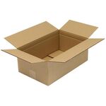 Faltkarton 1-wellig Maße 400x250x150mm Qualität 1.30 C braun TRANSPAK - VPE: 25