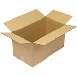Faltkarton 1-wellig Maße 415x235x230mm Qualität 1.30 C braun TRANSPAK - VPE: 25