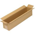 Faltkarton 1-wellig Maße 500x100x100mm Qualität 1.20 B braun TRANSPAK - VPE: 25