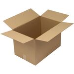 Faltkarton 1-wellig Maße 590x390x390mm Qualität 1.30 C braun TRANSPAK - VPE: 25