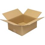 Faltkarton 2-wellig Maße 350x300x140mm Qualität 2.30BC braun TRANSPAK - VPE: 10