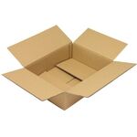 Faltkarton 2-wellig Maße 400x300x100mm Qualität 2.30BC braun TRANSPAK - VPE: 10