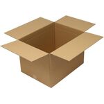 Faltkarton 2-wellig Maße 600x450x400mm A2 Qualität 2.30BC braun TRANSPAK - VPE: 10