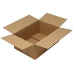 Faltkarton 2-wellig Maße 610x430x250mm A2 Qualität 2.3BC braun TRANSPAK - VPE: 10