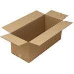 Faltkarton 2-wellig Maße 700x300x300mm Qualität 2.30BC braun TRANSPAK - VPE: 10