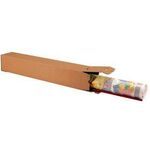 Karton 1-wellig Quattropack Premium Maße 105x105x1100mm Q.1.3B braun Automatikb. - VPE: 10