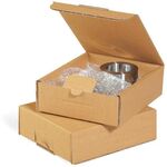 Klappschachtel 1-wellig Maße 159x125x45mm A6 Qualität 1.10 E braun Maxi-Brief - VPE: 50