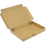 Klappschachtel 1-wellig Maße 338x230x42mm C4 1.2E braun Steckverschluss TRANSPAK - VPE: 100
