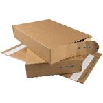 Packbox Maße 240x165x46mm C5 Qualtität 1.20E braun 2xSK-Verschluss TRANSPAK - VPE: 25