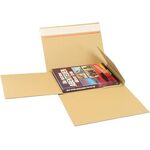 Buchverpackung Drehfix SK-Verschluss Maße 315x230x10-100mm Q.1.20 B A4 braun - VPE: 50
