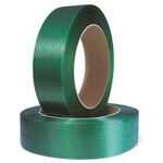 Umreifungsband Bandbreite12,5xS0,6mm L.2500m PES-/PET grün geprägt Kern 406mm
