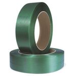 Umreifungsband Band-B19xStärke0,8mm L.1200m PES-/PET grün geprägt Kern 406mm