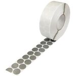 Gewebeklebepunkte Durchmesser30mm 2-reihig PE silbefarben 4000St./Rolle TRANSPAK