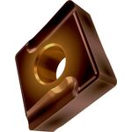 Drehwendeschneidplatte ISO CNMG 120408ER-SI:T8430 D. 5,16mm PVD beschichtet - VPE: 10