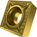 Bohr-Wendeschneidplatte ISO SCET 060204-SD:D8330 D.2,9mm PVD beschichtet Gold - VPE: 10