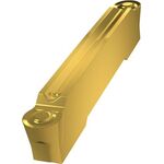 Wendeschneidplatte ISO GL3-D300MMO-MM:G8330 Breite 3mm PVD beschichtet Gold - VPE: 10