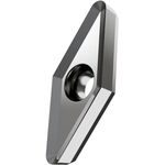 Fräswendeschneidplatte ISO VCGT 220530F-FA:HF7 Bohrungs-D. 5,2mm Farbe Silber - VPE: 10