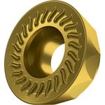 Fräswendeschneidplatte ISO RCMT 1204MOSN-M:M8330 D.4,4mm PVD beschichtet Gold - VPE: 10