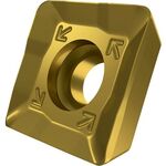 Fräswendeschneidplatte ISO SDMT 120508SR-M:M8330 D.4,4mm PVD beschichtet Gold - VPE: 10