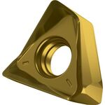 Fräswendeschneidplatte ISO TNGX 160608SR-M:M6330 D.4,4mm PVD beschichtet Gold - VPE: 10