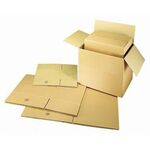 Versandkarton Außenmaße: 39 x 29 x 20 cm (B x H x T) Wellpappe braun NEUTRALWARE