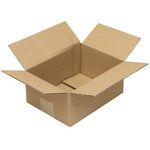 Faltkarton 1-wellig Höhenrillung Maße 220x160x100mm A5 Qualität 1.20 B braun - VPE: 50