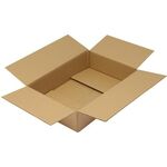 Faltkarton 2-wellig Maße 600x400x130mm Qualität 2.30BC braun TRANSPAK - VPE: 10