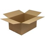 Faltkarton 2-wellig Maße 800x600x400mm Qualität 2.5BC braun TRANSPAK - VPE: 10