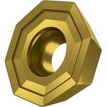 Fräswendeschneidplatte ISO ODMT 0605ZZN:M8330 D.5,5mm PVD beschichtet Farbe Gold - VPE: 10