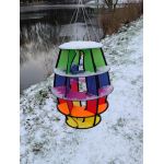 Bdt 3D Lampion''Camper- Leuchtfeuer'' inkl. USB-LED- Leuchte H:65cm, Ø 34cm