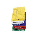 HELO Wäscheklammer Luran farbig sortiert 50er Pack - VPE: 5