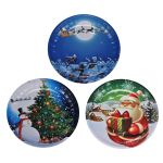 HI  Weihnachtsteller 25,5cm sort. - 24 VPE