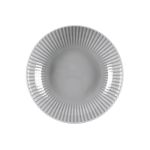 KRAUTHEIM & ADELBERG  Teller tief Relief grau 2er