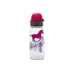 EMSA Trinkflasche Tritan Kids pink Horse 0,5l transparent