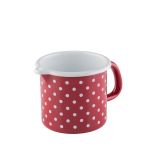 RIESS  Schnabeltopf 12cm,1L PÜNKT.ROT