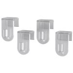 my basics Fenster-Dekohaken transparent 4er Karte - VPE: 5