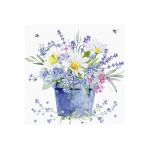 TI-FLAIR  Serviette 33x33cm Blumentopf - 12 VPE
