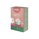 BOLSIUS  Maxi Teelichte 10Std sil 18St - 6 VPE
