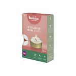 BOLSIUS  Maxi Teelichte 10Std gold 12St - 6 VPE