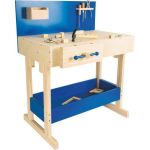 small foot  Kinderwerkbank Blau mit Zubeh