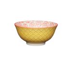 Mikasa  MIK Bowl YelFloral gelb 15.5 - 4 VPE