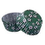 ZENKER  Papier-Muffinf. Fußball 50er P - 4 VPE