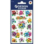 AVERY ZWECKFORM  Sticker Stiefmütterchen 4398 - 10 VPE