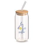 ZELLER PRESENT  Trinkglas la dolce vita  450ml - 6 VPE