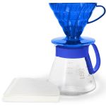 HARIO  Kaffeefilter Glas Gr.02 blau